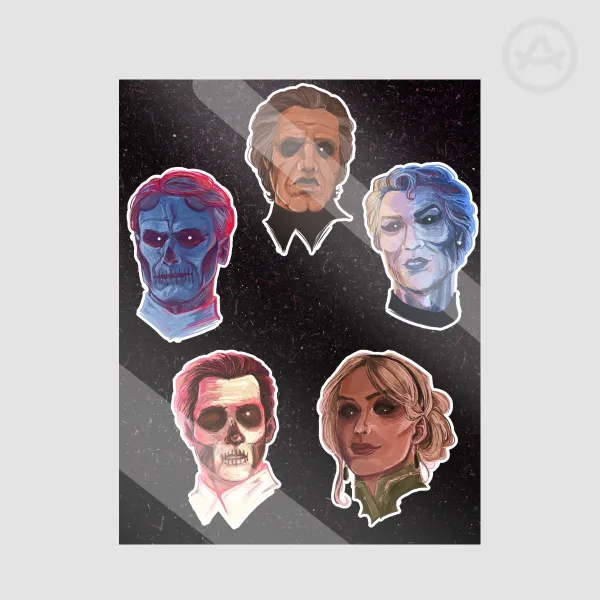 Painterly Upper Clergy Sticker Sheet