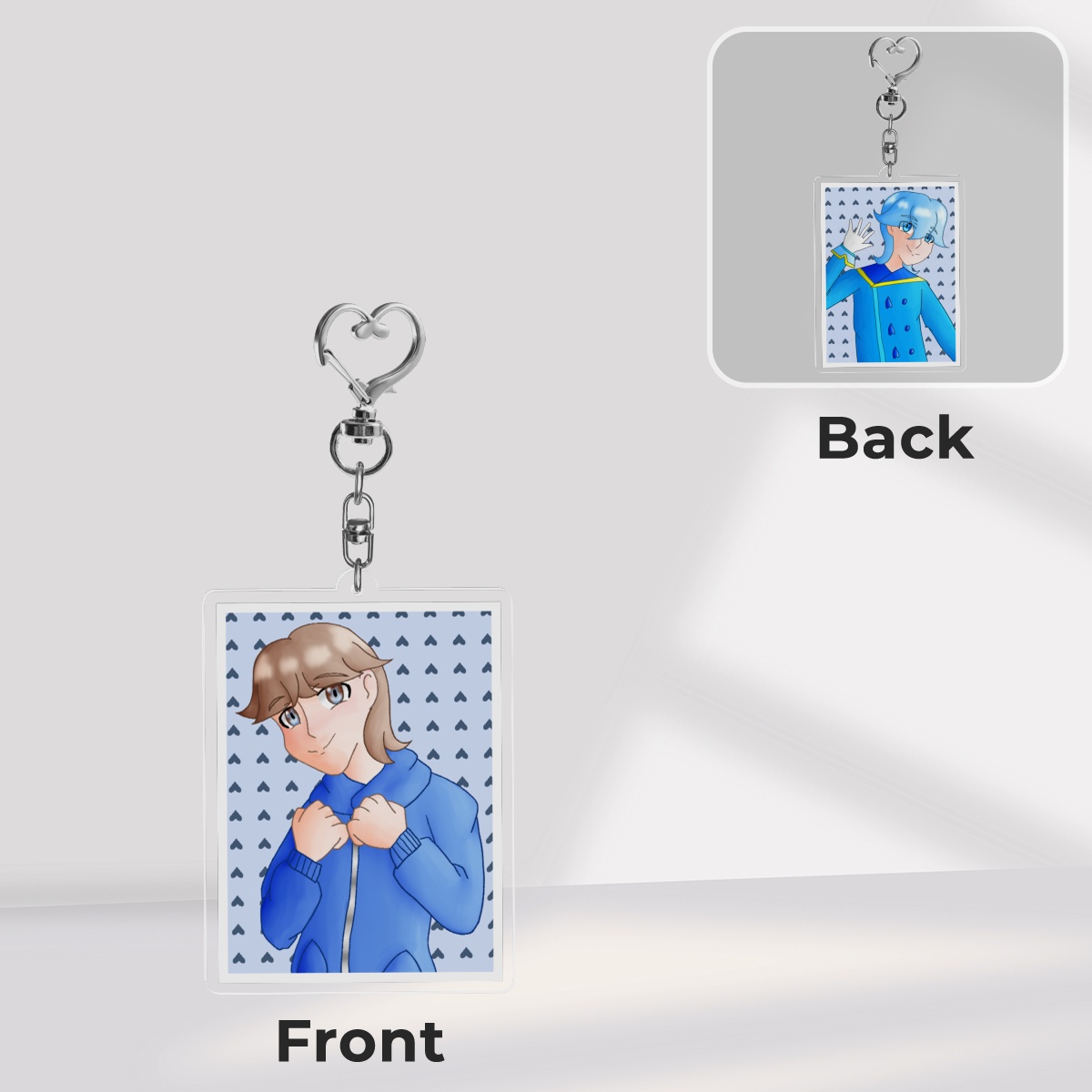 Adrian Acrylic Keychain