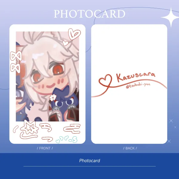 1/2 Matching Photocard Kazuscara