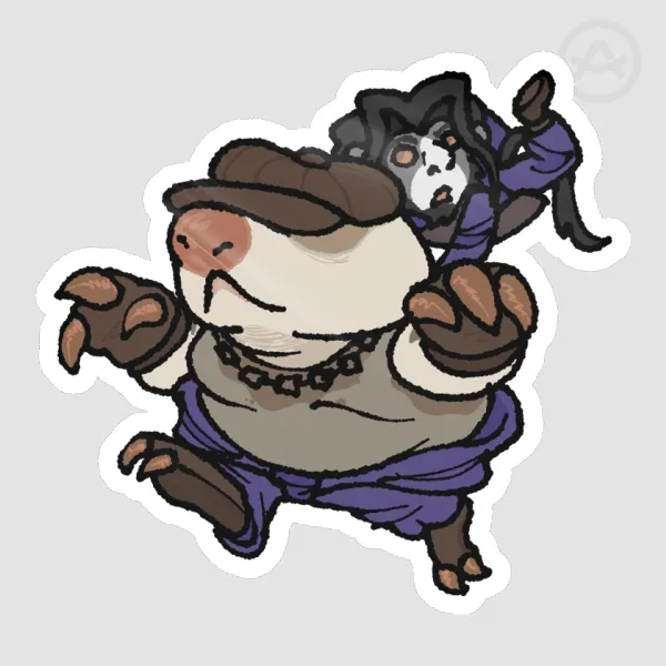 Mo and Krill Sticker