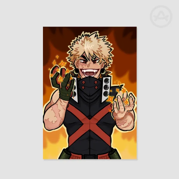 Lord Explosion Murder God Dynamight Poster Print