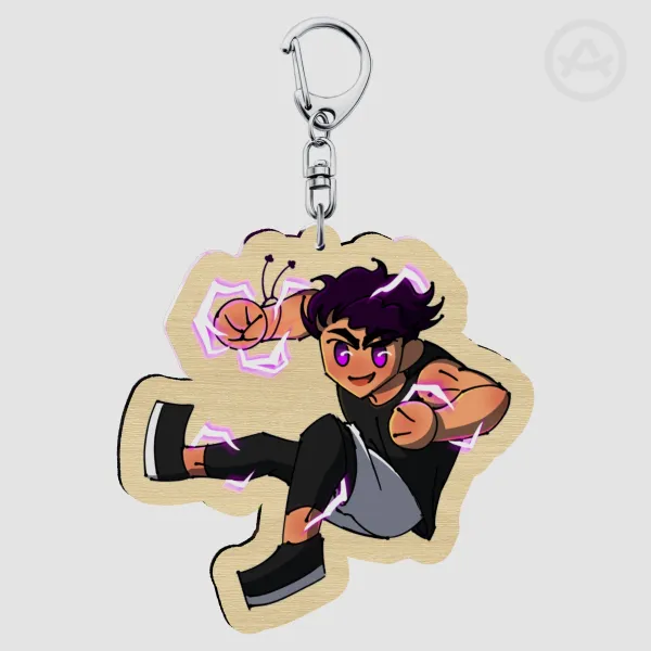 Ashira Chibi Wood Keychain