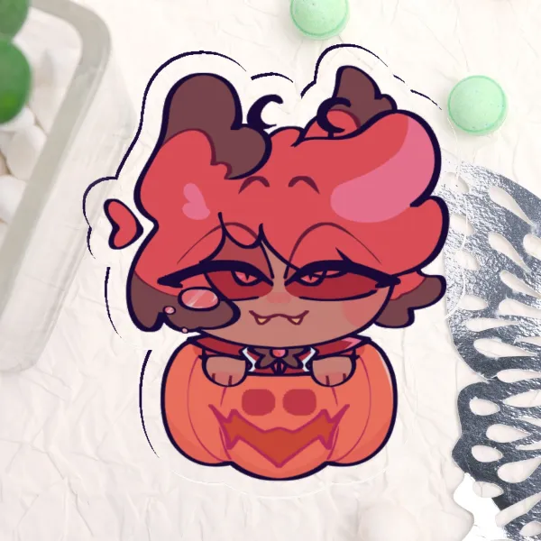 Alastor Hazbin Hotel Halloween Acrylic Pins