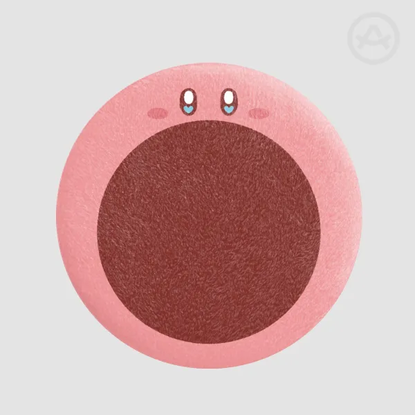 Kirb Mouthful Mode Plush Badges