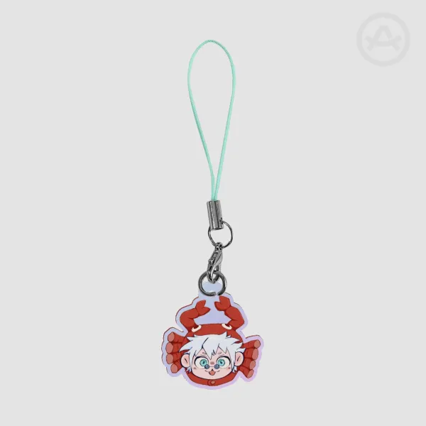 Phone charm Chibi Gojo fish Rainbow Acrylic Keychains