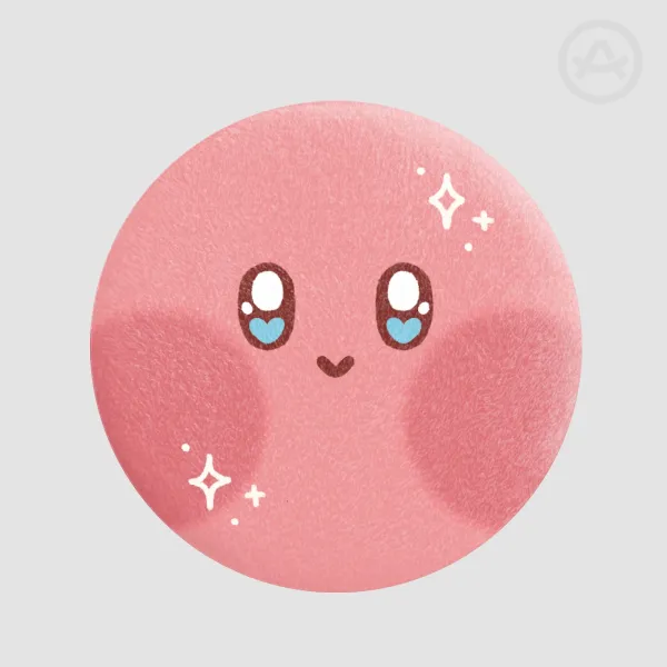 Kirb Cute Plush Badges