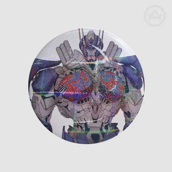 Optimus Prime Button Pin