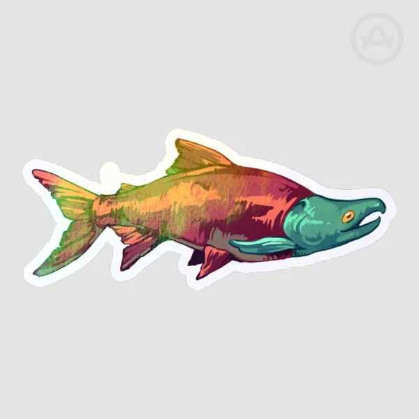 Salmon Sticker