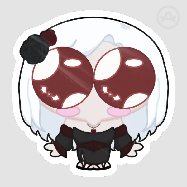 Level 3 Juniper Beaumont Little Guy Sticker | Ichorbound SMP Jvneberries