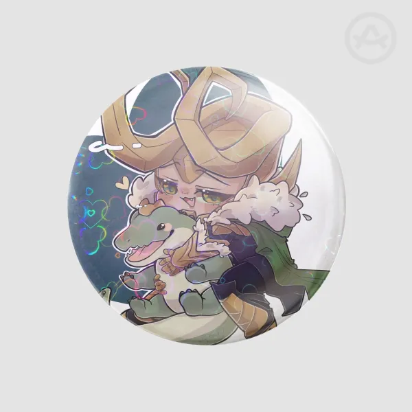 Loki Button Pin