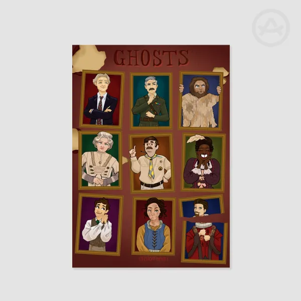 BBC Ghosts A5 Print