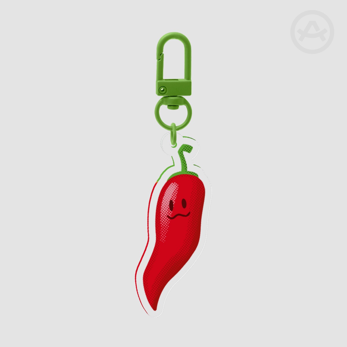 Summer Collection - Cute Pepper Crop Acrylic Keychain