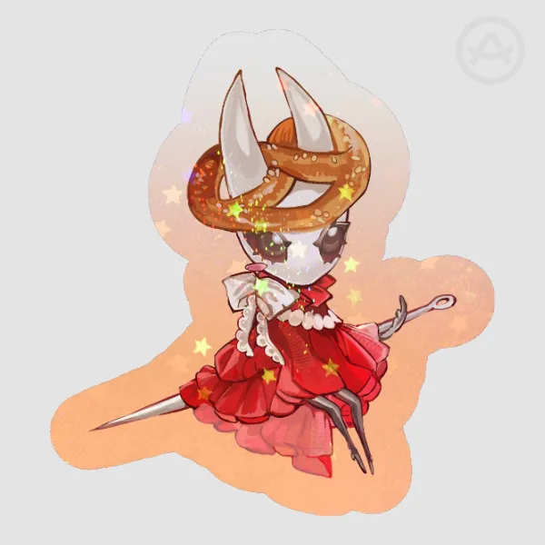 Hollow Knight Silksong Hornet Sticker
