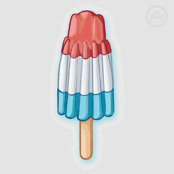 Rocket Pop Clear PET Vinyl Stickers