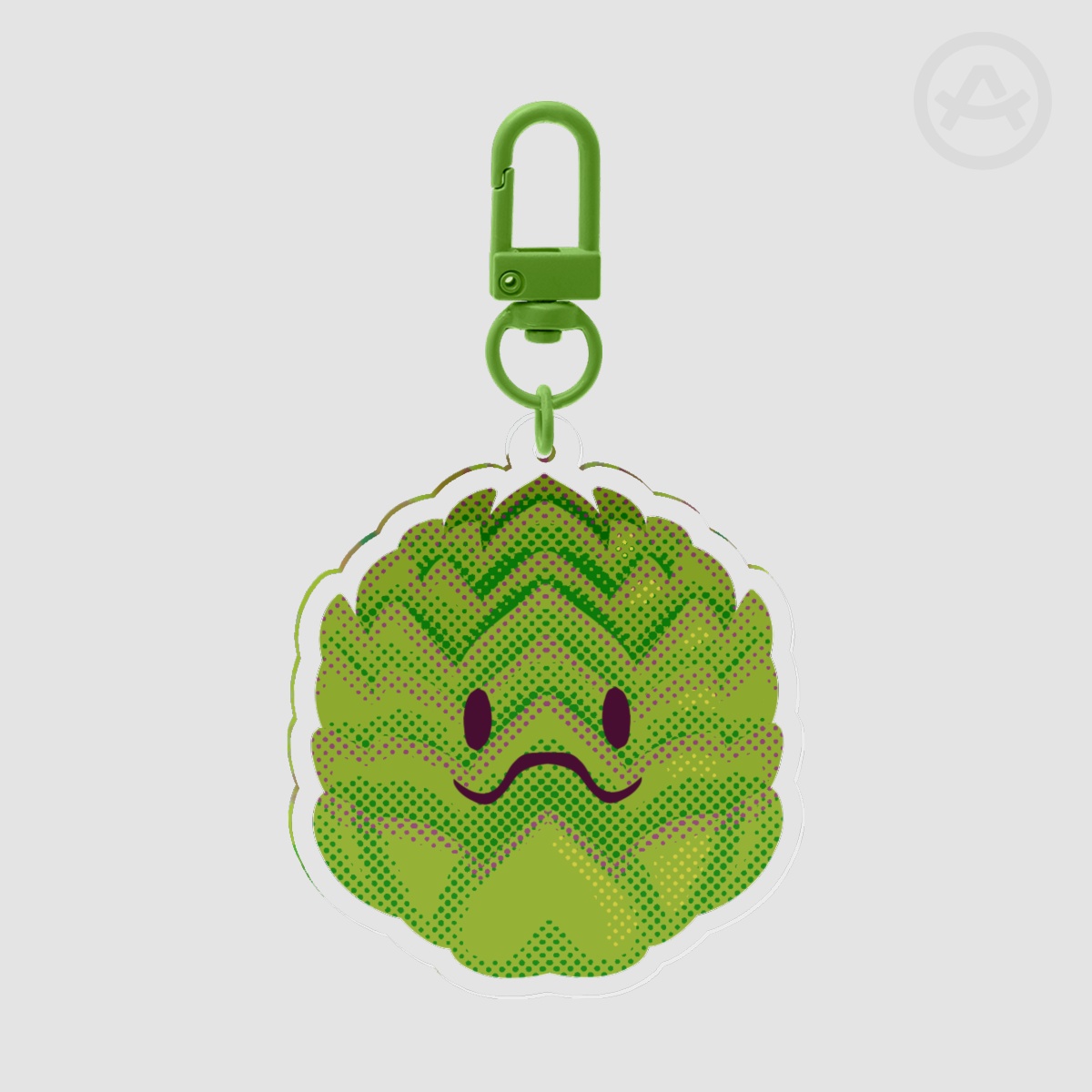 Winter Collection - Cute Artichoke Crop Acrylic Keychain