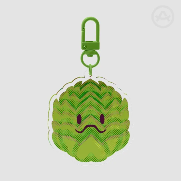 Winter Collection - Cute Artichoke Crop Acrylic Keychain