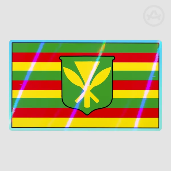 Kānaka Maoli Flag Sticker