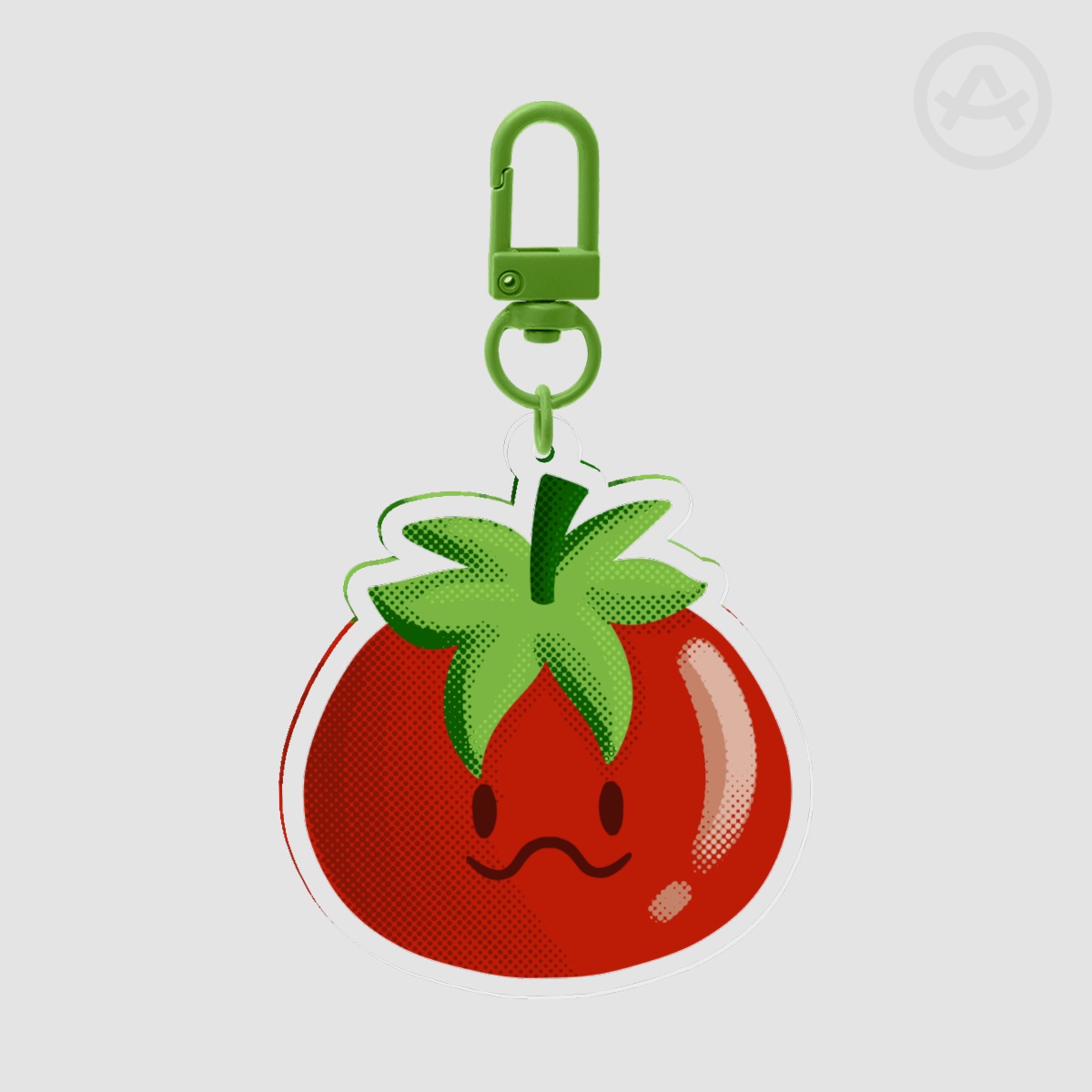 Summer Collection - Cute Tomato Crop Acrylic Keychain