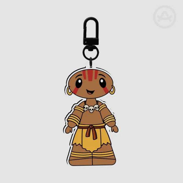 Zubees Dahlsim Acrylic Keychain