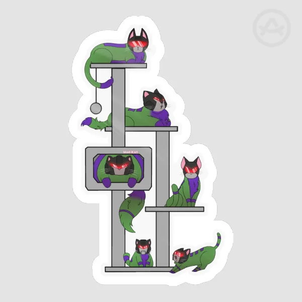 Constructimeows Stickers