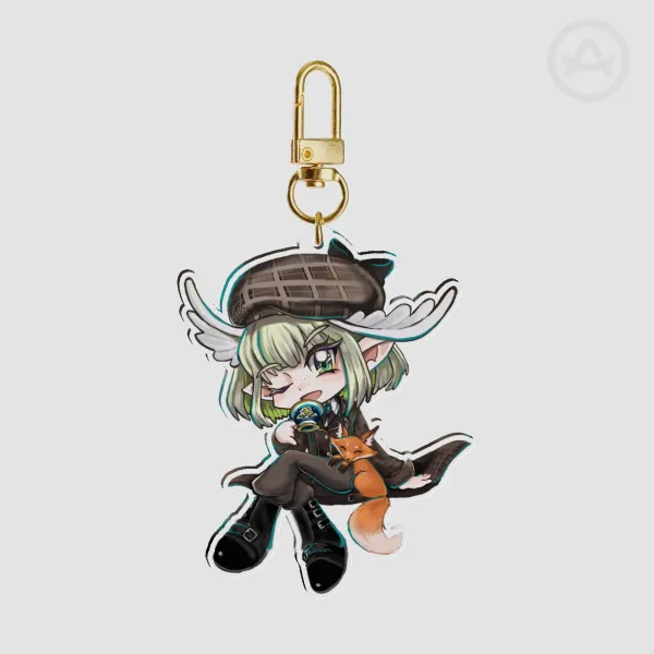 Alfhilde Vtuber Academic Outfit Chibi Acrylic Charm
