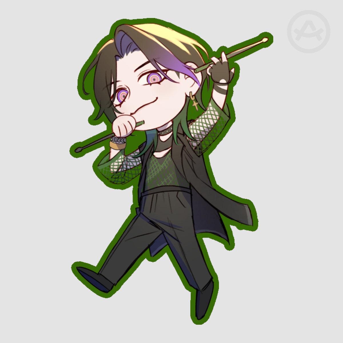 Zeal Ginjoka - BY THE BEAT 1st Anniversary Fanmerch, Sticker