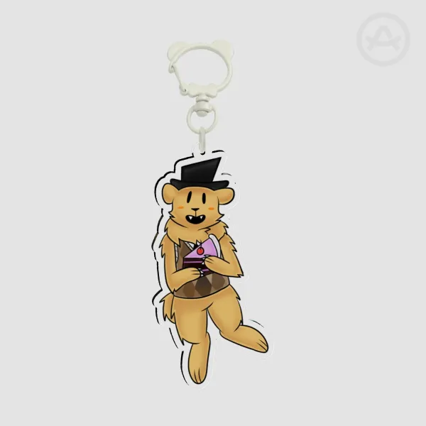 Spirit Animal Elliot forsaken VS. Ourple Guy fnaf fnf cakebear freddy Acrylic Keychain