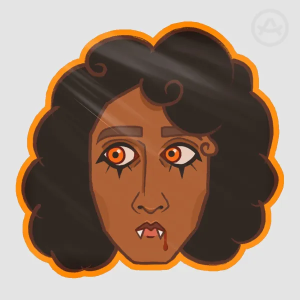 Armand Colored Edge Die Cut Sticker