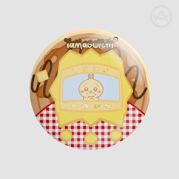 Usagi Pancake Tamagotchi Round Badges