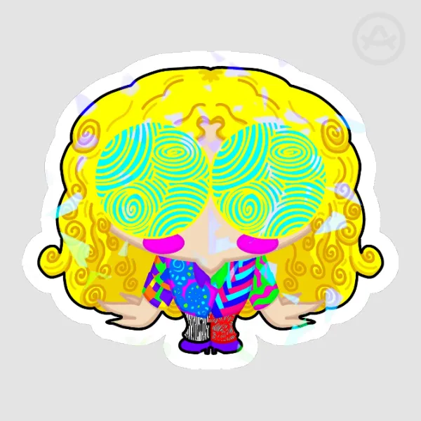 Michael Distortion Little Guy Sticker | The Magnus Archives