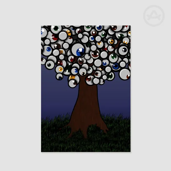 Eyeball Tree - Small Print