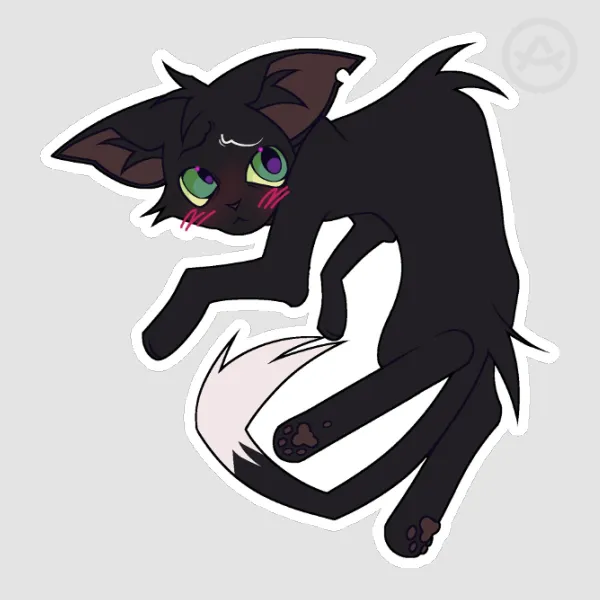 FUR of RAVEN FELIDAE | war-cat charm
