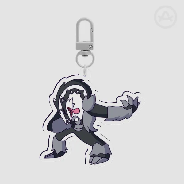Obstagoon Pokemon Acrylic Keychain