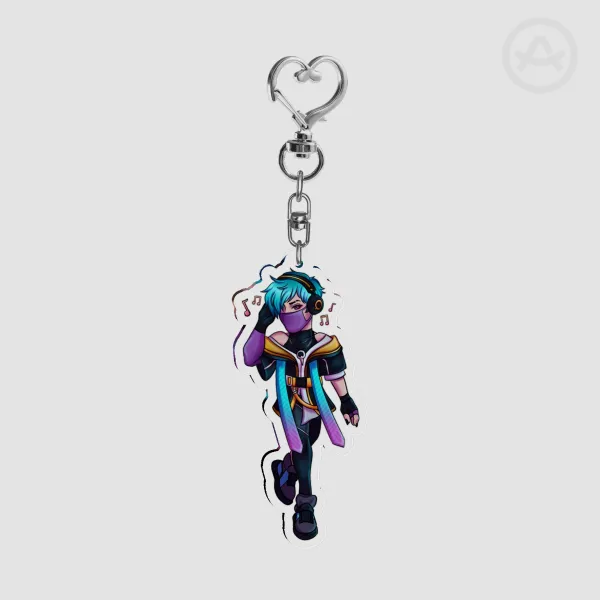 Heartsteel Aphelios Acrylic Keychains