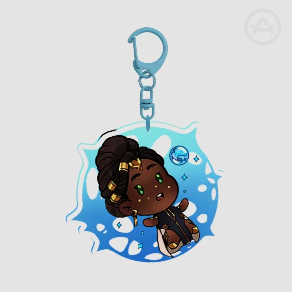 Mel Medarda Arcane Magic Crystal Keychain
