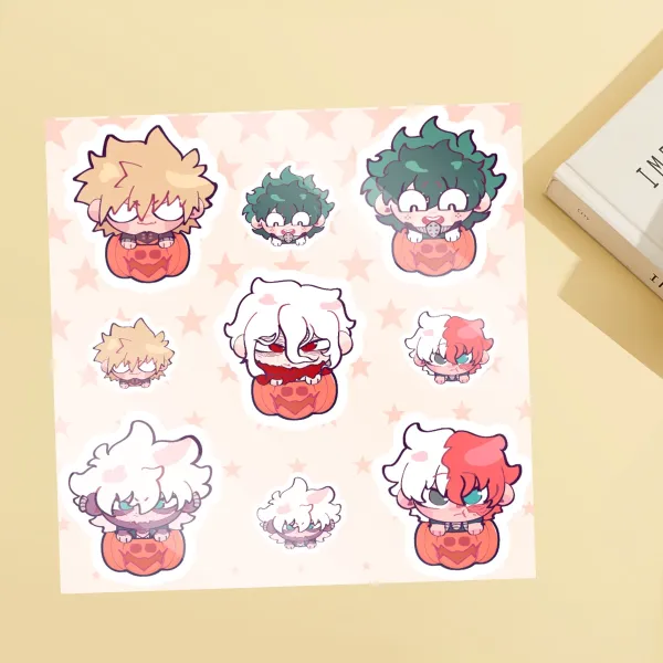 Opposites attract - Hero Coated Paper Stickers Sheet