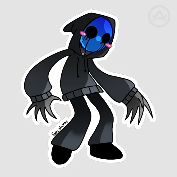 Eyeless Jack Creepypasta Sticker