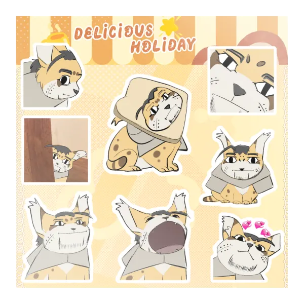 Ogatito Vinyl Sticker Sheet