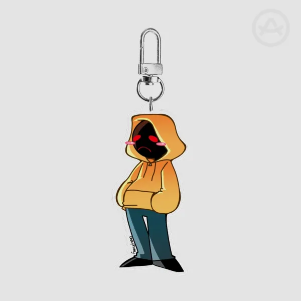 Hoodie Marble Hornets Creepypasta Keychain