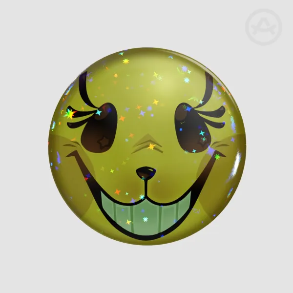Pumpkin rabbit Badge