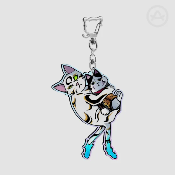 Nekomancer and Nekomata Acrylic Keychain