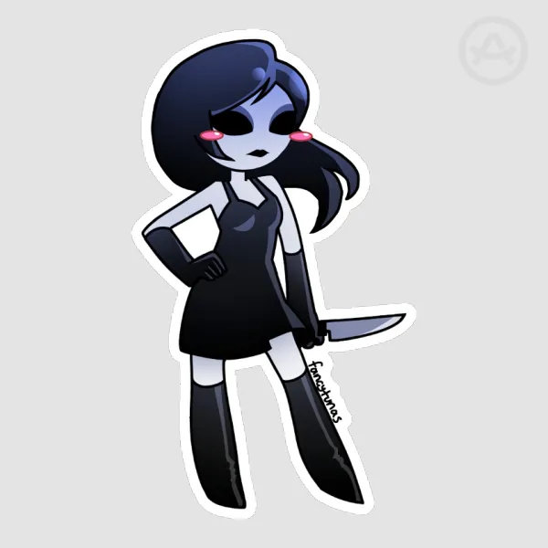 Jane the Killer Creepypasta Sticker