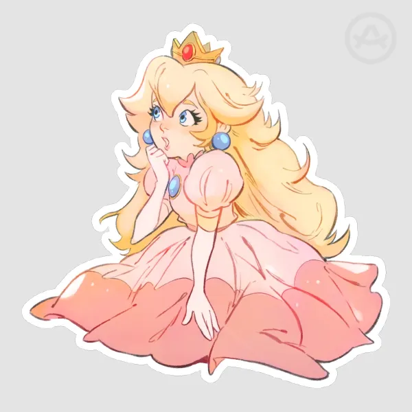 Princess Peach Sticker