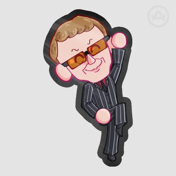 Elfman Nightmare Sticker