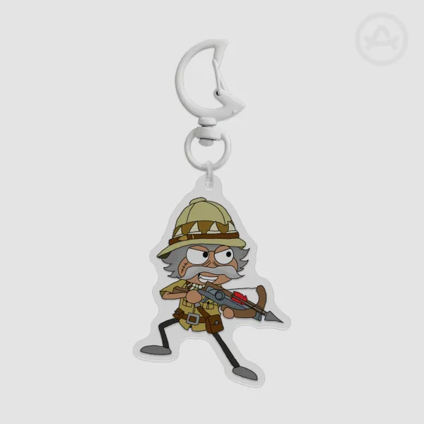 Myron Van Buren  Epoxy Clear Acrylic Keychains