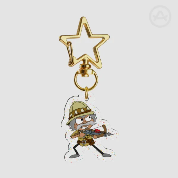 Myron Van Buren  Glitter Acrylic Keychains