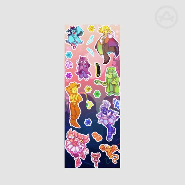 Coated Paper Stickers Sheet