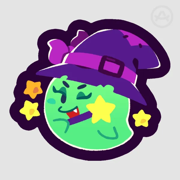 Lady Bow "Witch" Sticker