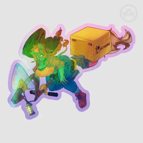Delivery Witch Penny Die Cut Stickers