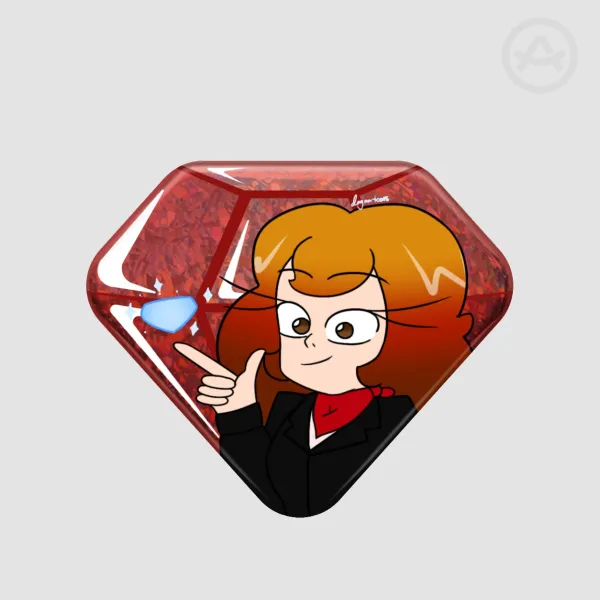 Fujiko Diamond Holographic Badge